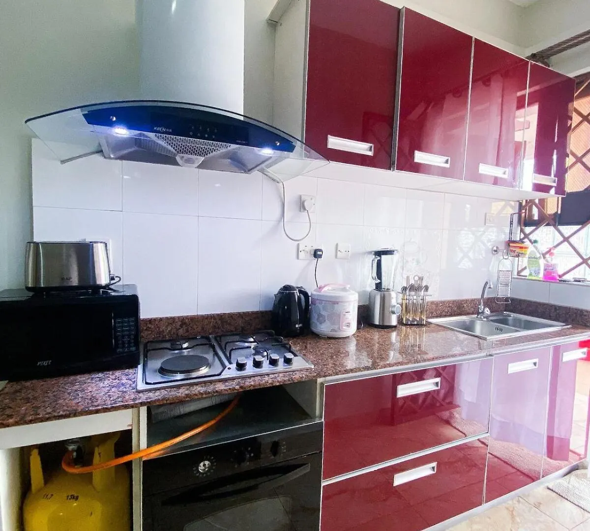 Bedroom In A Serene Environment Entebbe Apartment